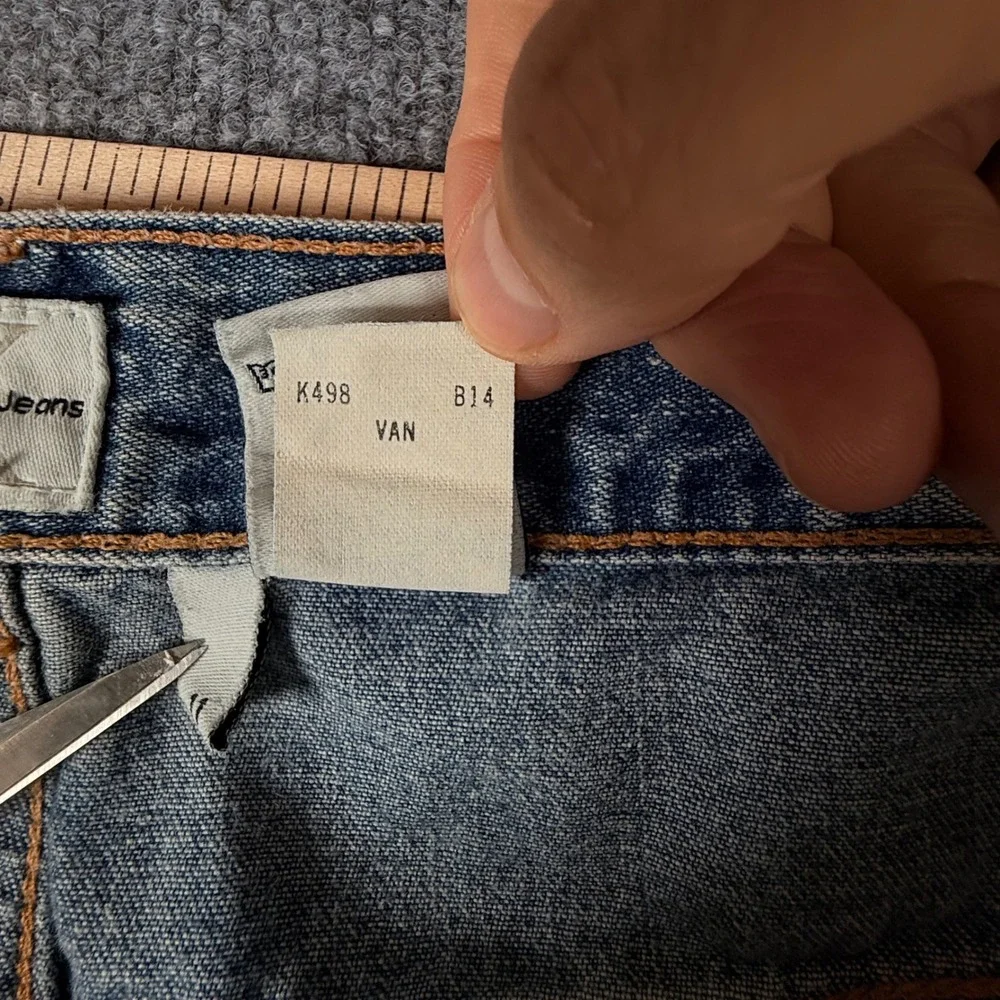 Y2K Calvin Klein Jeans Women Sz 11 Light Wash True Boot Cut Classic Denim Pants - Picture 7 of 10